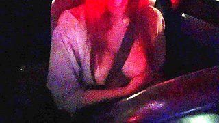 Artemisia Love Night Time Car Ride Flashing Big Tits Nipples Play Smoking Fetish Check My Site for More