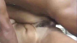 Beautiful and hot brunette with a big tail moaning and cumming, giving her pussy and very tasty spit: Porn