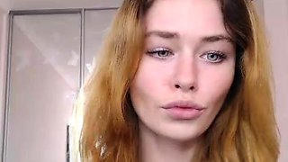 Curly Blonde Teen Records Solo Dildo Masturbation More at