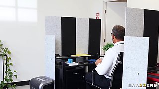 Taking Care of Fucking Business (Pounding Office Pussy) part 2: Manuel Ferrara with Brunette and Blonde Hailey Rose, London Laurent