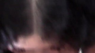 Glasses Wearing Girl with Big Hair Gives Blowjob and Gets Vagina Fucked