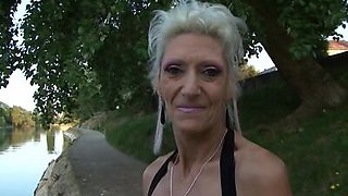 French Golden-Haired Granny Can't Live Without Dong in Her Butt