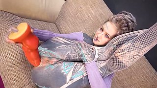 Alternative Girl Anuskatzz & Lily Lu Anal Fuck with Toys and Machine