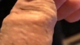 Foreskin Deeply Play with Limp Dick