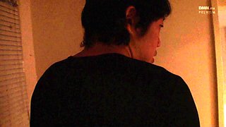 Horny amateur asian hottie fingers and fucks