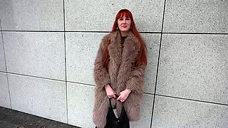GERMAN SCOUT - Skinny Tall German Redhead Ginger Girl Soley