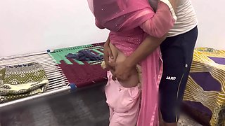 Pregnant indian milf wearing traditional clothes gets nailed by a naughty dude