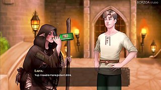 Wild anime hentai action with the biggest member in a gloryhole