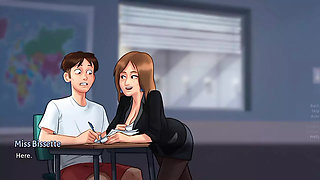 Sneaky Link with My French Teacher (Summertime Saga Gameplay)