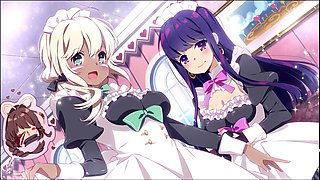 Sakura MMO full gallery with a focus on yuri fanservice and big boobs