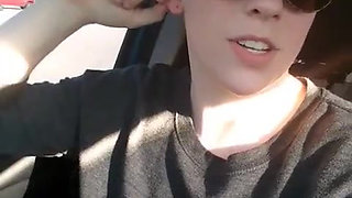 Alt Redhead Cums After Public Exhibitionism