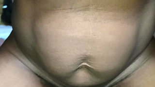 Sweet in the middle riding hairy pussy