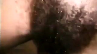 Pretty Hairy Black Teen Fucked in Toilet