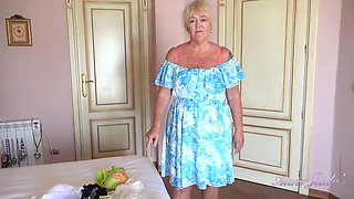 AuntJudys - Your Mature GILF Stepmom Mrs. Randy Raz Catches You Stealing Her Panties POV