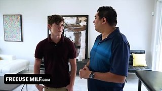 FreeUse MILF Brooklyn Chase: Busty Blonde Lets Guest Do Anything He Wants - Hardcore Blowjob & Facial