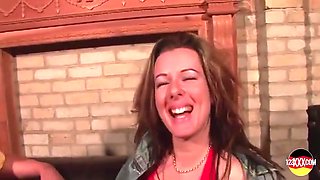 Amazing German Brunette Showing Some Breathtaking Moves