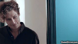 Gorgeous babysitter Karlee Greys dirty panties