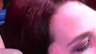 Blonde Bitch Swallows It All - Golden Shower & Cumshot at the End