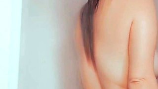 Amateur striptease and Solo masturbation