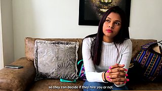 Pretty 18yo Latina Babe Rough Ass Fuck Interview