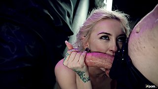 Two cute babes, Madison and Chloe Temple, have a great fun on the bed