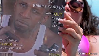 Bikini Latina Ariella Ferrera daydreams about fucking her poolboy