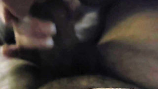 Step mom mouth slip into step son dick making him cum