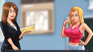 Summertime, cartoon fantasy, anime sex cartoon