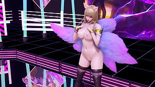 R18-MMD Bestie - Love Options Ahri Uncensored 3D Nude Dance