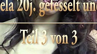 Slave Carmela 20yo tied up and anal fucked, part 3