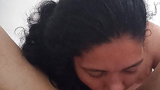 69 Pose Blowjob From Amateur Wife