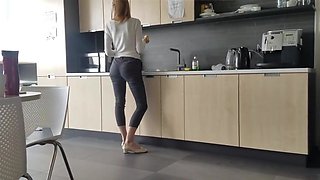 Russian ass at home