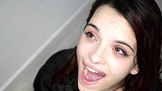 Amateur girlfriend blowjob anal and facial cumshot