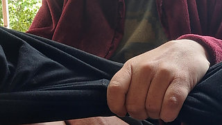 Patio play and a smoke