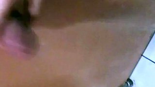 Korean Amateur Sucks Cock in Bathroom Gloryhole