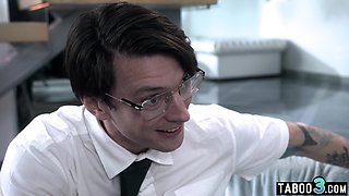 Mature enjoying two big religious cocks