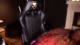 Big boobs webcam slut toys her asshole
