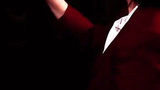 British 19-year-old in uniform sucks cock at the gloryhole