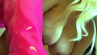 Blonde MILF with Big Boobs Playing Cam Free Porn