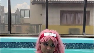 You Guys Know I Love Some Exhibition and I Love Pools Too Doing That in Cosplay Is Just so Good