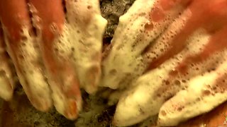 Teen Hairy Latin Girl Masturbating