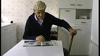 Grandpa Secretly Gets It When He Watches a Young Couple Having Sex.