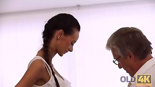 Old4k. coquettish worker lures her old manager for incredible xxx