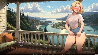 Moonripple Lake - Beautiful Blonde girlfriend shows off for other guys and gets fucked hard after