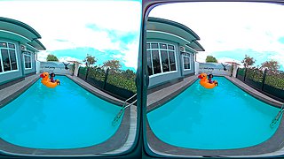 Pov Pool Tease - Amelia Star's Wet Body And Dark Skin Will Drive You Crazy - 8k Seduction