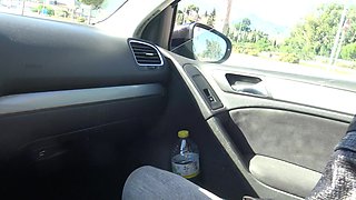 Cheating Turkish Muslim Wife Is Not Scared to Get in a Strangers Car