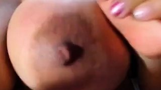 Big-Titted Latina Webcam Girl Plays with Dildo