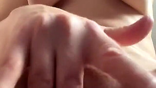 Pussy Close to Camera, Hanging Tits, Big Areolas