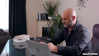 Small Hands' Intense Office Affair with Blonde Passion