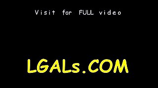 Two nasty teen beauties kiss and lips before caressing twats